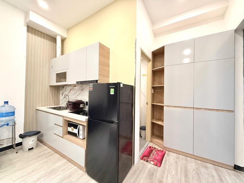 Trống sẵn căn hộ siêu xinh nằm ngay nguyễn văn đậu - 35m2 - gần q1 - bình thạnh - full nội thất - có sân vườn - Ảnh 3