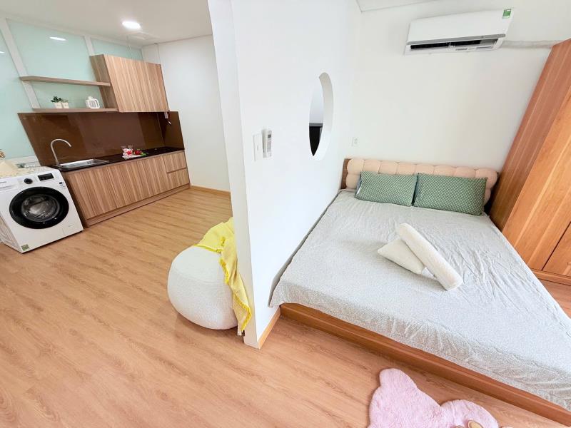 Cho thuê căn hộ đối diện trường đh tdt gần sát sàn sạc lotte mart  - Ảnh 3