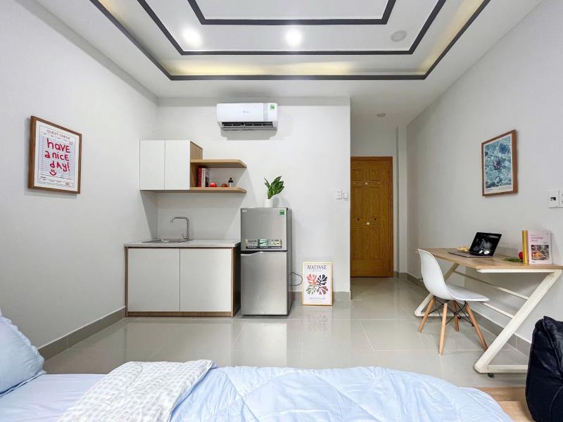 Phòng siu xinh 35m2 ban công thoáng full nội thất ở ngay- phan đăng lưu, phú nhuận - Ảnh 2