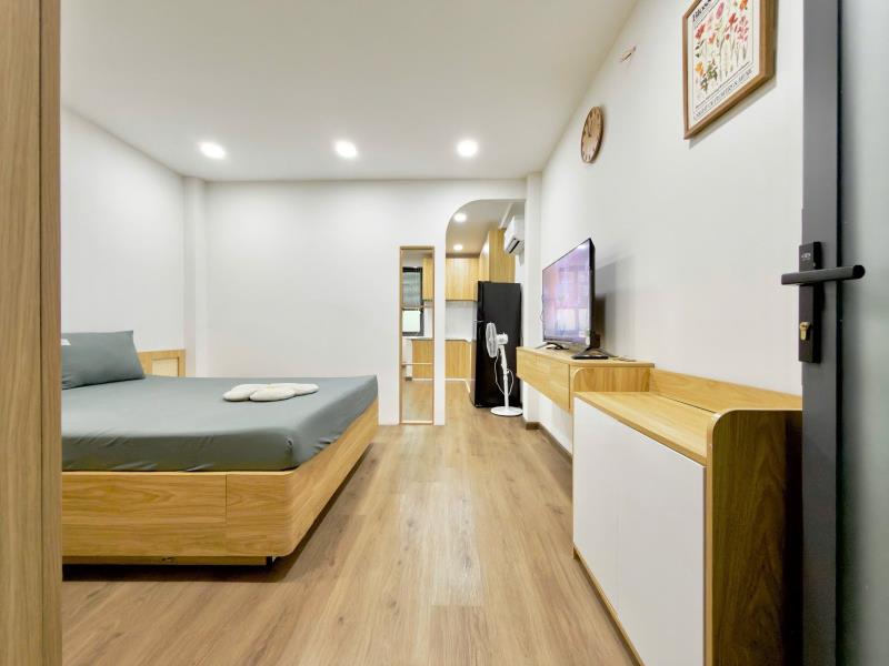 Căn hộ mini nội thất đầy đủ tách bếp - ngay công viên hoàng văn thụ, gần sân bay tân sơn nhất, nhà thi đấu quân khu 7