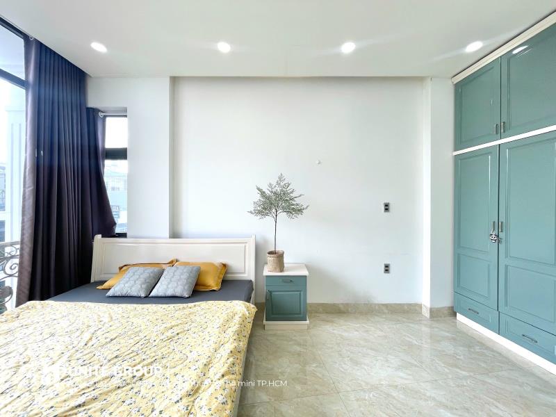Căn hộ ban công phú nhuận, full nội thất, rộng 40m2, có tivi, wc vách ngăn - Ảnh 2