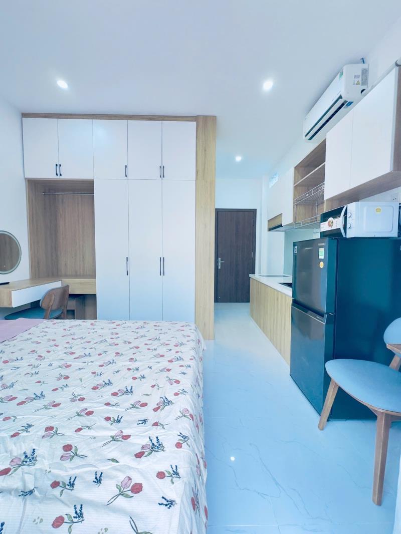 Studio sân thượng cực chill, có máy giặt riêng - lê văn sỹ q3 (6tr9)