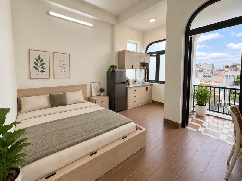 🏡 Studio ban công thoáng đẹp – cộng hòa, tân bình