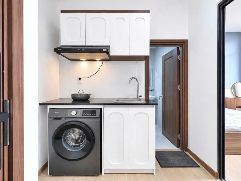 Căn hộ 1 phòng ngủ ngay mặt tiền lê đức thọ full nội thất cửa sổ trời - Ảnh 4