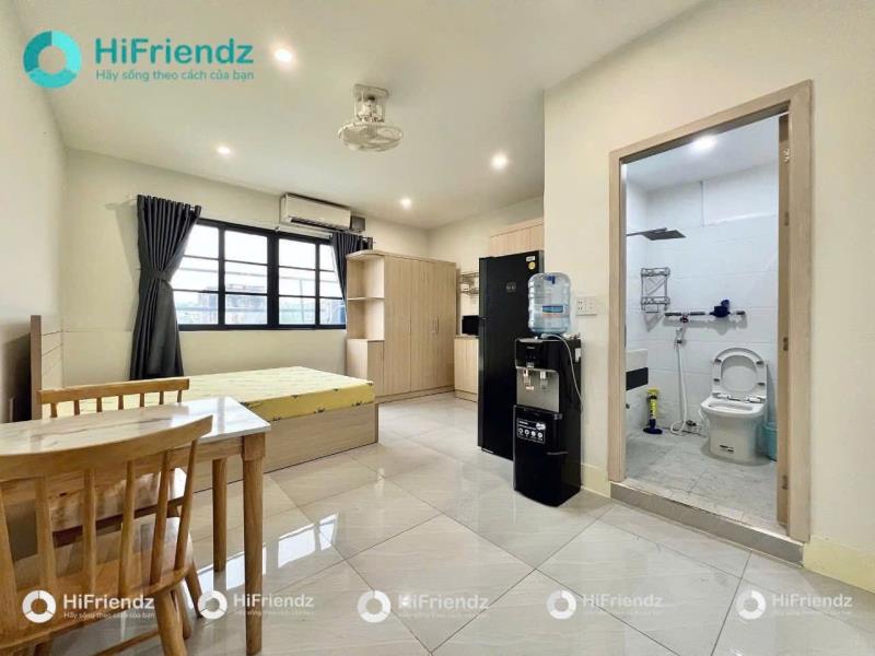 Cho thuê căn hộ cửa sổ thoáng , full nội thất, gần cầu sài gòn