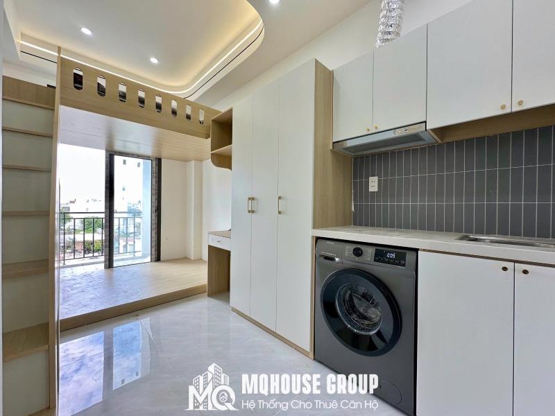 Khai trương căn hộ duplex giá tốt ngay bùi quang là full nội thất máy giặt riêng