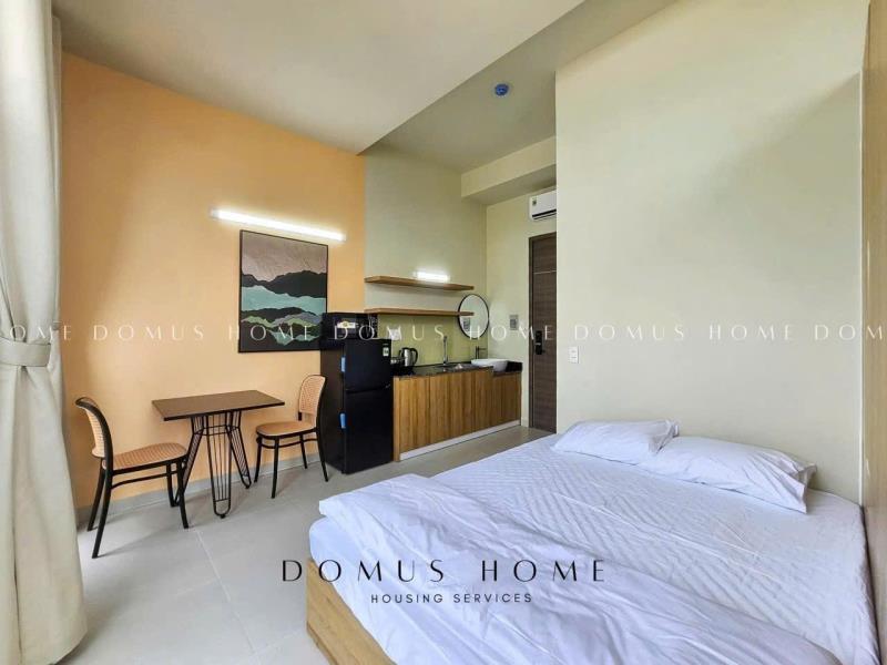 Cho thuê căn hộ dịch vụ studio ban công siêu đẹp, phòng mới full nội thất tại kdc kiều đàm quận 7 – không gian thoáng sáng, thiết kế hiện đại, gần lotte mart, rmit, đh tôn đức thắng - Ảnh 2