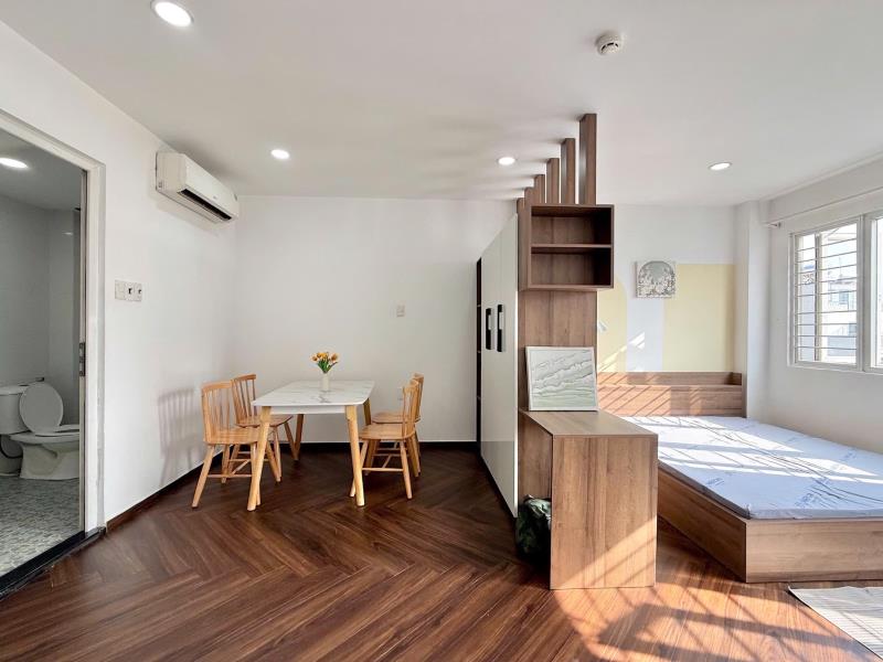 Căn hộ mini tách bếp | full nội thất | cửa sổ thông thoáng | phù hợp sinh viên ở 2-3 người | khu vực tân bình thuận tiện di chuyển sang các đường bàu cát - âu cơ- trường chinh - cộng hoà - tân phú | - Ảnh 4