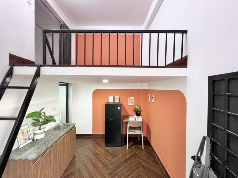 Phòng duplex 35m2_gác cao_gần đh văn lang_iuh_emart_phạm văn đồng