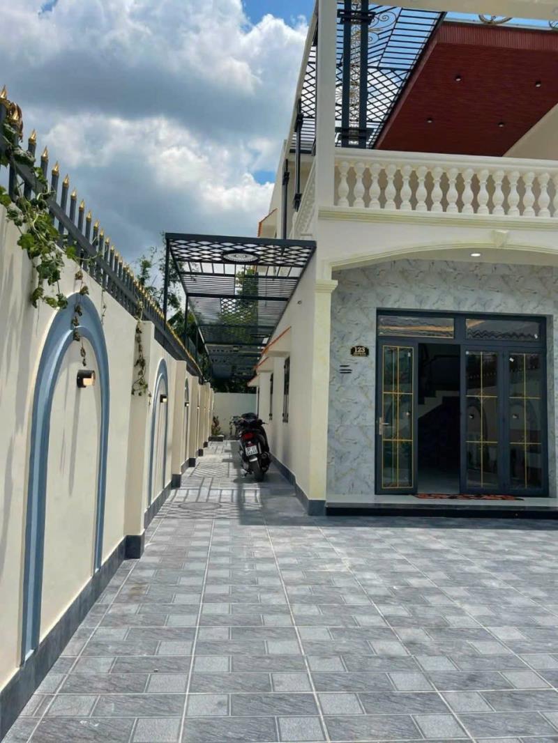 Bán nhà mặt tiền huỳnh thị dậu, long thượng , cần giuộc 234m2 , 1 lầu , 4pn, 3wc giá 4,2ty - Ảnh 4