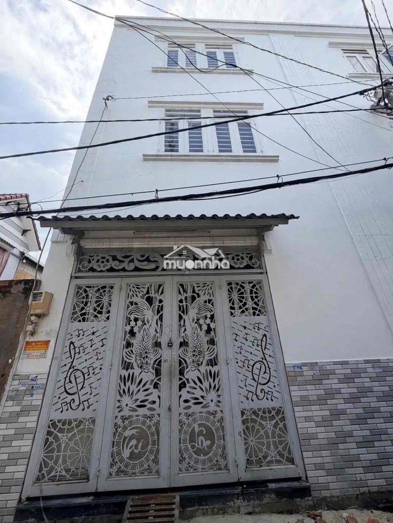 Cho thuê nhà 2 lầu .3 phòng ,3wc hẻm ô tô ngay chợ trần thị cờ.q12