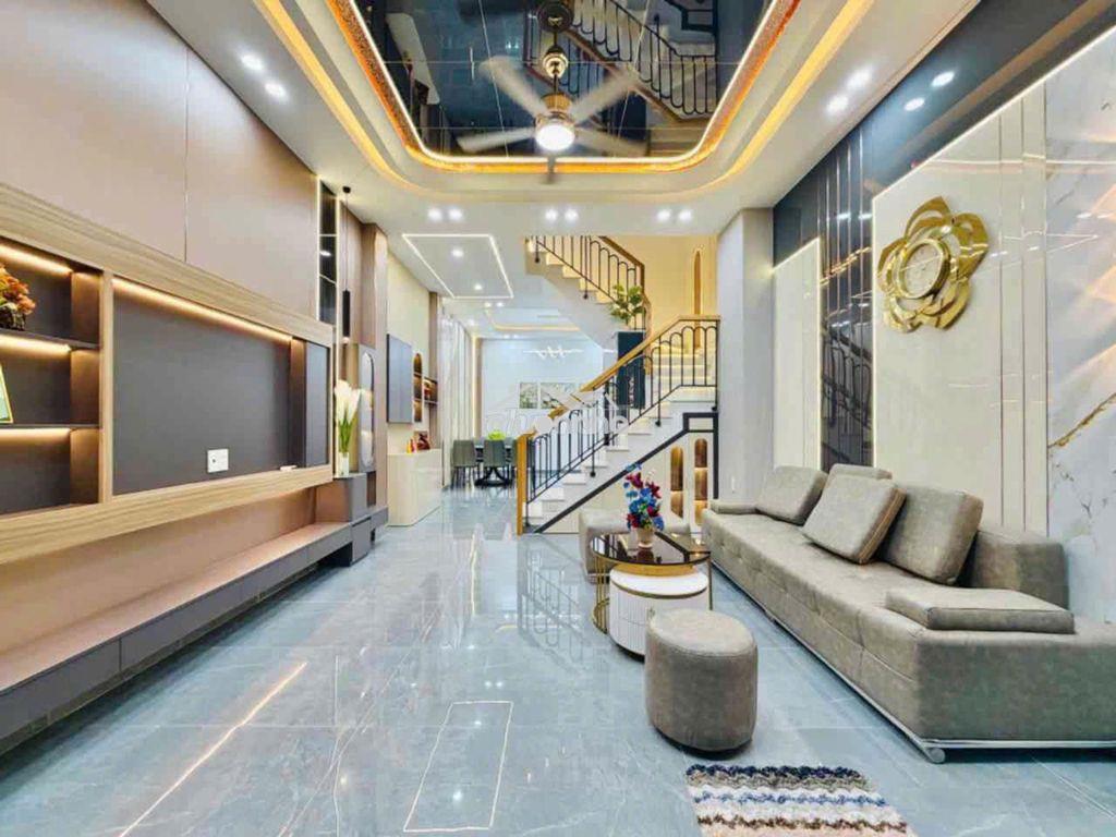 Nhà mới xây,chỉ 6 tỷx, 4,5 x11 m, 4 tầng, huỳnh văn nghệ p15 tân bình - Ảnh 2