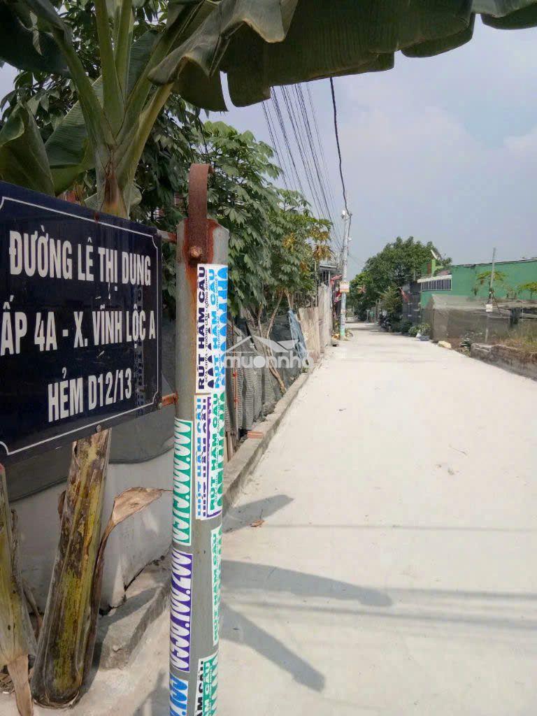 Bán nhà che tôn, hẻm d12 đường lê thị dung, vĩnh lộc a - Ảnh 4
