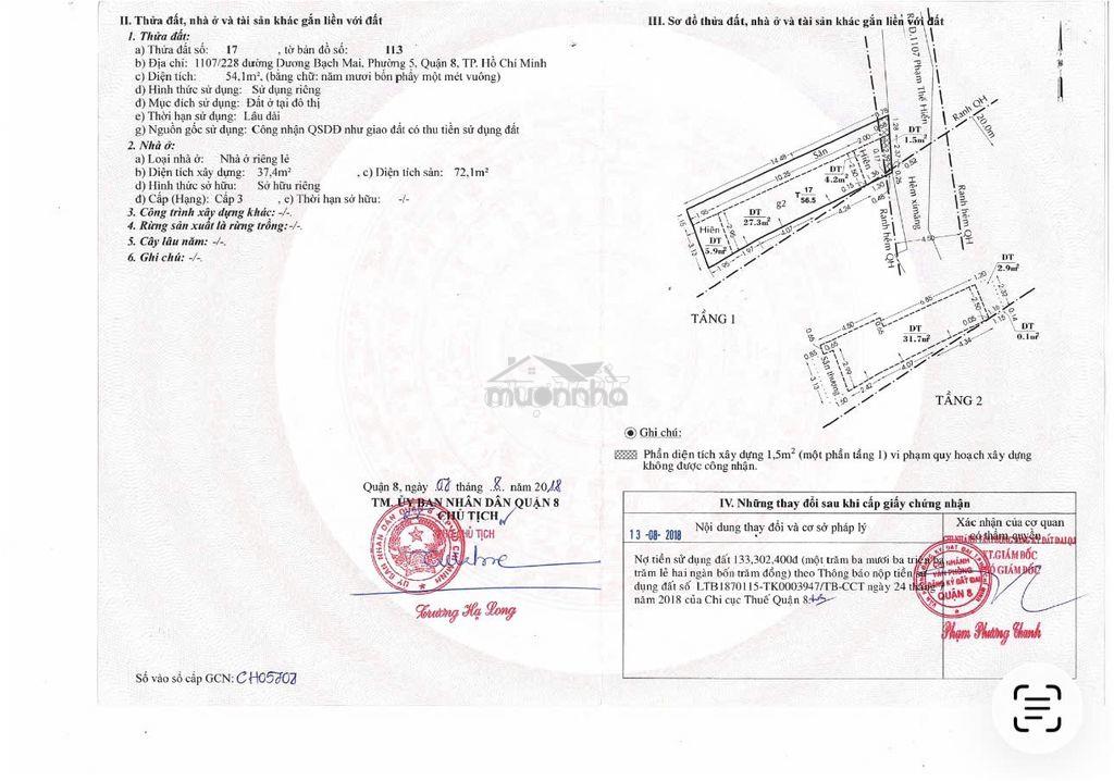 Nhà bán dự phóng ra 2 mặt tiền chỉ 6ty5 - Ảnh 4