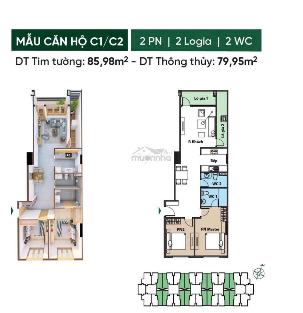 Thuê căn hộ conic kế võ văn kiệt akari bình tân siêu to - 4-5 người ở - Ảnh 3