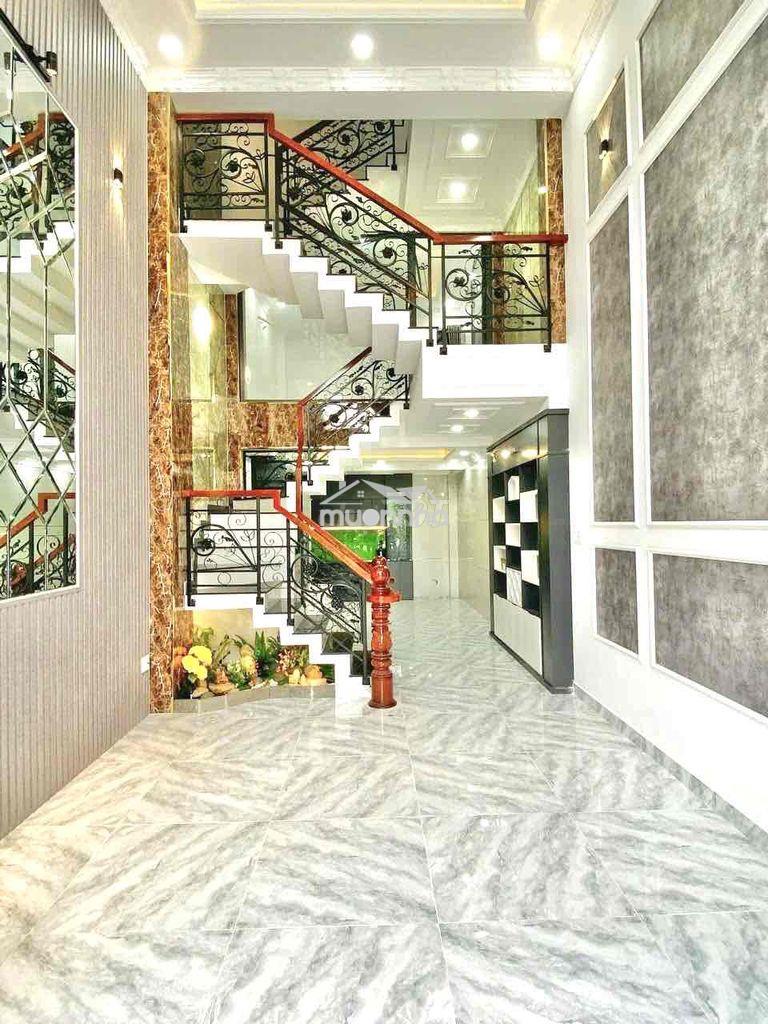 Nhà 5 tầng 6 phòng ngủ, 5 máy lạnh, đường lê văn quới