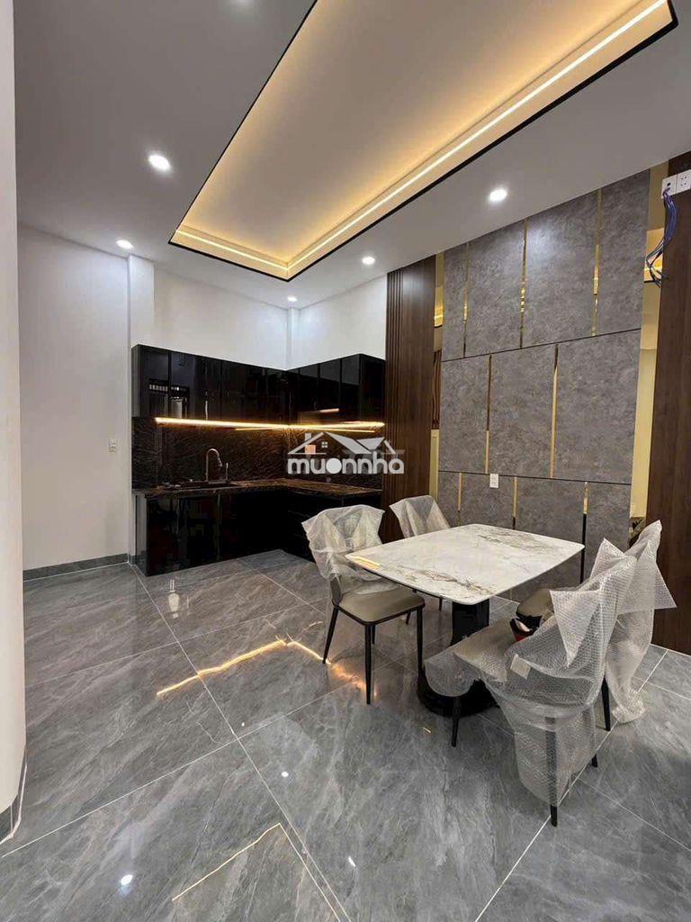 Nhà xây mới 4 tầng – sau căn mặt tiền âu dương lân p3, q8 - Ảnh 4