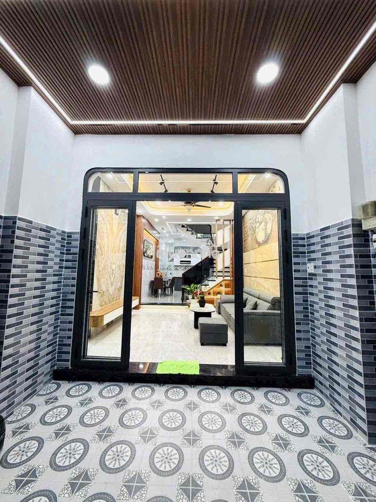 Nhà mới 4x14m 1 trệt 2 lầu st 4pn 4wc hẻm đô dốc long - giá 7.98 ty - Ảnh 2