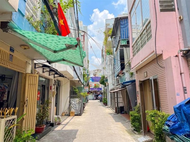 Hẻm 6m nguyễn văn cừ quận 5 - rất ngon, 4 tầng.
