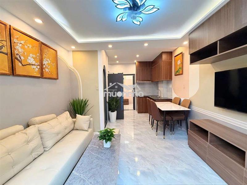 Cho thuê nhà full nội thất - nơ trang long, bình thạnh - 3pn 2wc)