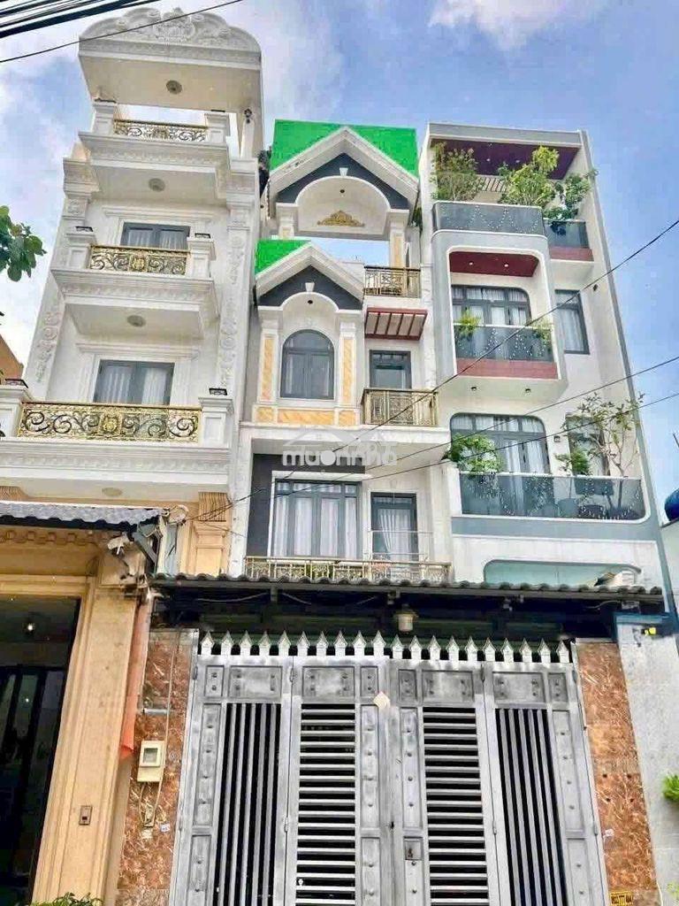 Nhà c thuê có nội thất. 4×24.đúc  4 lầ có sân để xe hơi. liên khu 4-5 