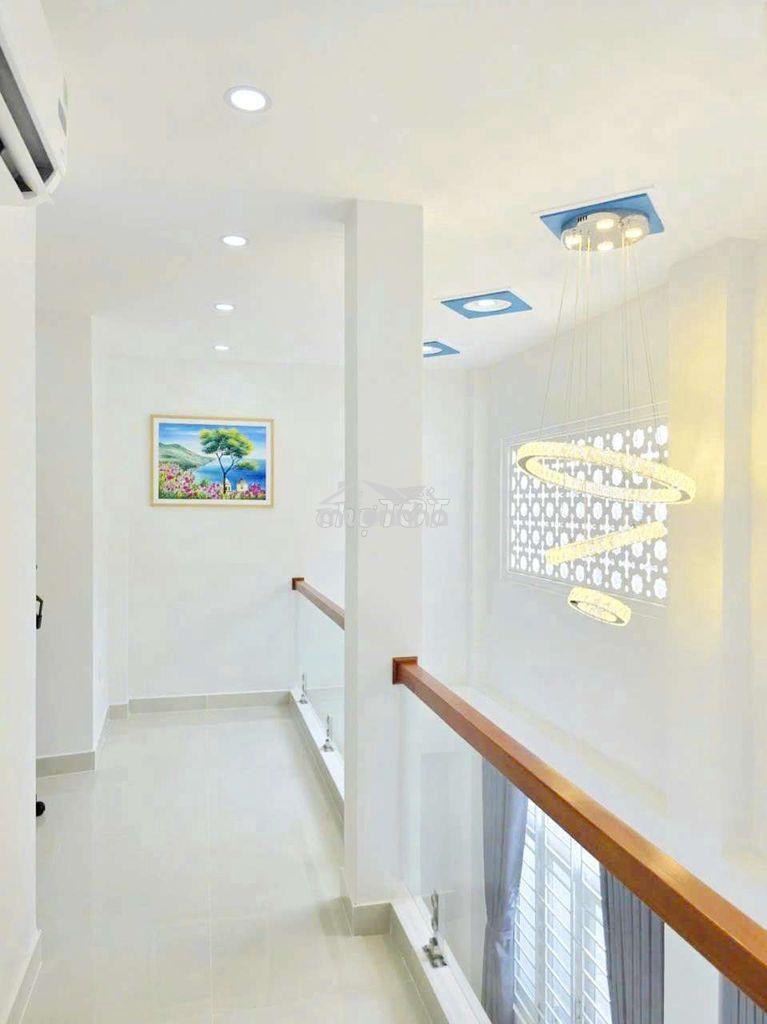 Nhà bán hẻm 3,5m phan văn trị gần mặt tiền 5 tầng đầy đủ nội thất - Ảnh 4