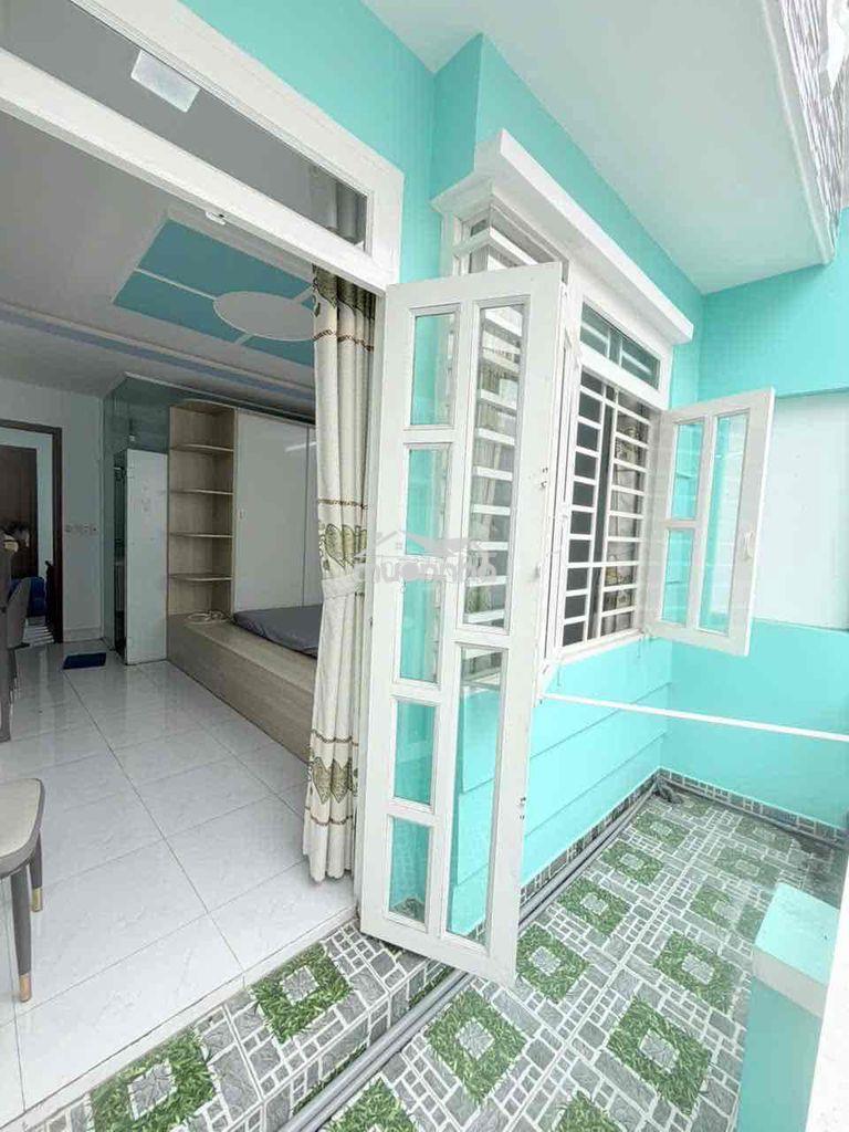 Trống 1 phòng, chdv ban công lớn full nt chỉ việc vô ở giáp quận 6 - Ảnh 2