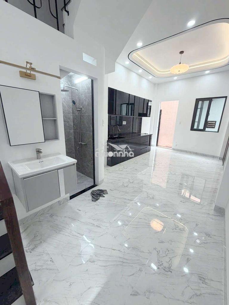 Nhà đẹp mới xây 4 tầng ô tô đổ cửa đường âu dương lân p2,q8 - Ảnh 4