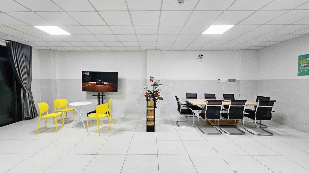 Văn phòng tầng 2 vạn phúc city 7x16m sàn, full nội thất văn phòng - Ảnh 3