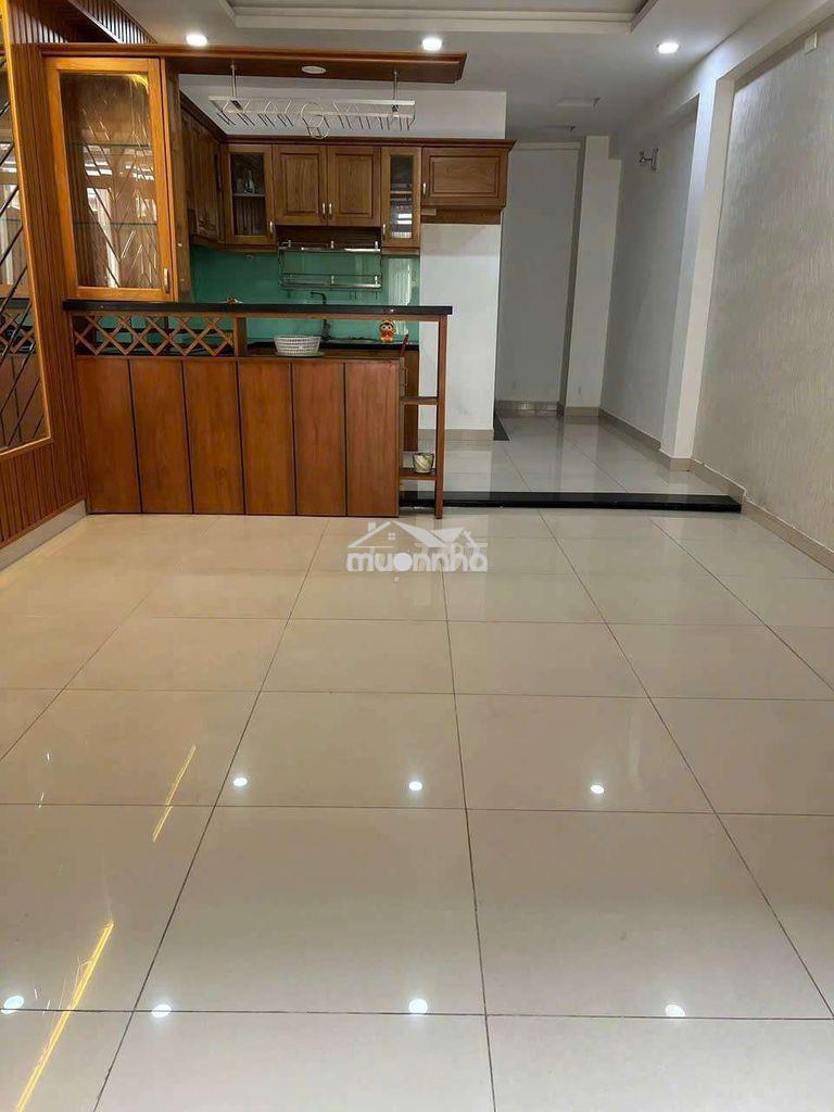 Cho thuê nhà mới đẹp 1 lửng 2 lầu sân thượng hẻm 440 thống nhất 12.5tr
